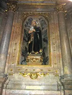 Jeho socha v bazilice sv. Ignáce z Loyoly v Azpeitii