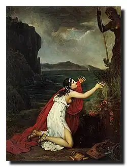 Sapfó se modlí k Afroditě