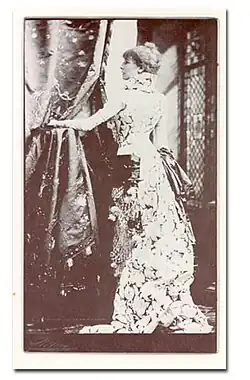 Herečka a modelka Sarah Bernhardt