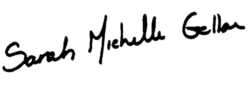 Sarah Michelle Gellar – podpis