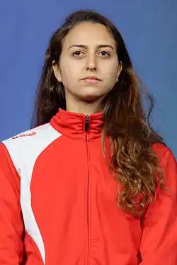 Sara Besbesová (15. července 2015)