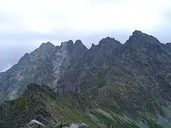 Pohled na Satan z Kôprovského sedla