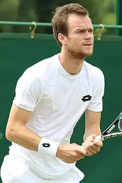 Jan Šátral v kvalifikaci Wimbledonu 2016