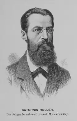 Saturnin Heller (kreslil Josef Mukařovský 1888)