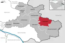 Saupsdorf na mapě