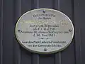 Pamětní deska na rodném domě Wilhelma Schaffratha