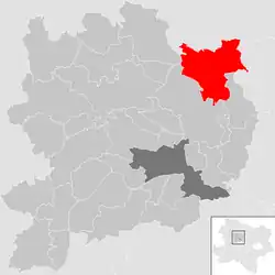 Schönberg am Kamp na mapě