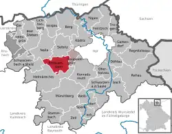 Schauenstein na mapě