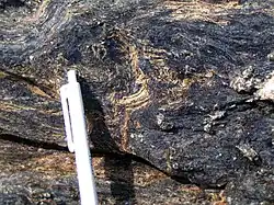 Modré bridlice z ostrova Île de Groix, Bretaň