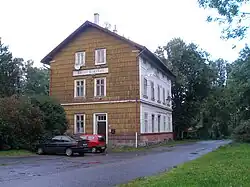 Nádražní budova v Horním Slavkově