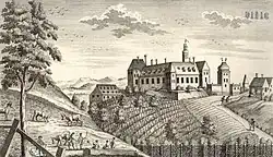 Дворец Фюнфкирхен, резиденция на фамилията от 1603 до 1970