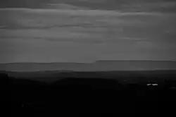 Schneeberg z Pekelného kopce nedaleko Třebíče, 13. 1. 2014