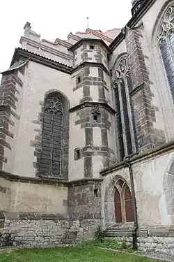 Nároží se schodištěm