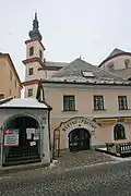 Schodiště - fortna (Litomyšl), Boženy Němcové, Jiráskova.JPG