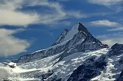 Schreckhorn ze severu