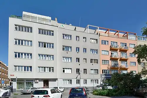 Činžovní domy U Gymnázia 1 a 3, 1931–1936.