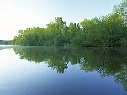 Řeka nedaleko Kielu