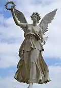 Bohyně vítězství v zámecké zahradě