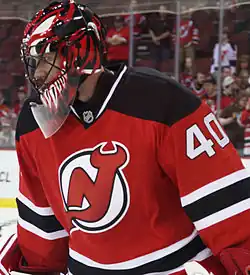 Scott Clemmensen v dresu New Jersey Devils (2014).