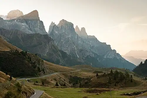 pohled z Passo Rolle