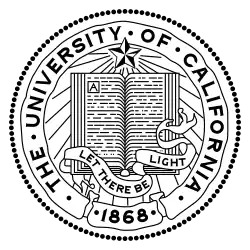 The seal of the University of California 1868