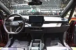 Interiér konceptu vozu