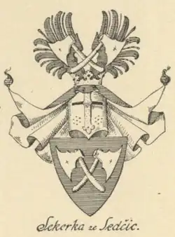 Erb Sekerků ze Sedčic