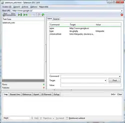 nástroj pro automatické testování webových aplikací