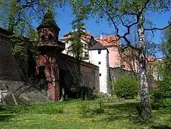 Hradební věže v Bezručových sadech