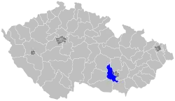 Senátní obvod 55 na mapě