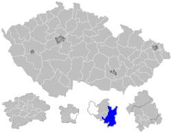 Senátní obvod 58 na mapě