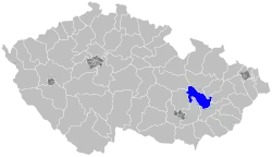 Senátní obvod 62 na mapě