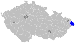 Senátní obvod 73 na mapě