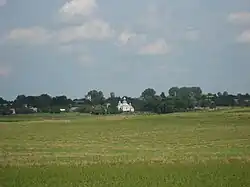 Panorama obce Senkevyčivka