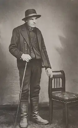 Jediné foto Josefa Klostermanna („Rankl Seppa“) pořídil fotograf Josef Woldan[1]