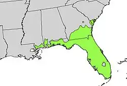 Areál rozšíření serenoy