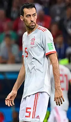 Sergio Busquets v reprezentačním dresu (2018)