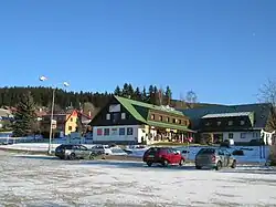 Výchozí prostor trasy na Benecku