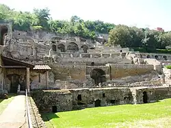 Pozůstatky domů v Baiae