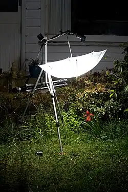 Rozptýlení světla ze záblesku pomocí deštníku v exteriéru (foto: J.J. Harrison)