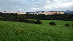 Pohled na Severní Terasu z kopce Čepec