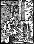 Rytina řemeslníka sít z roku 1568