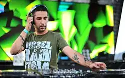 Sied van Riel na festivalu Mácháč, 2009