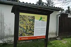 Informační panel Mikroregionu Chvojnice v Lesním Jakubově