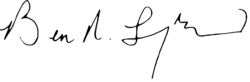 Ben Ray Luján, podpis
