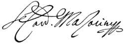Jules Mazarin, podpis
