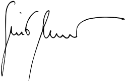 Guido Westerwelle, podpis