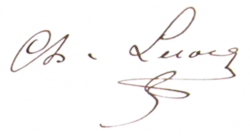 Charles Lecocq – podpis