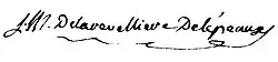 Louis-Marie de La Révellière-Lépeaux, podpis