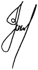 Michail Dmitrijevič Prochorov, podpis